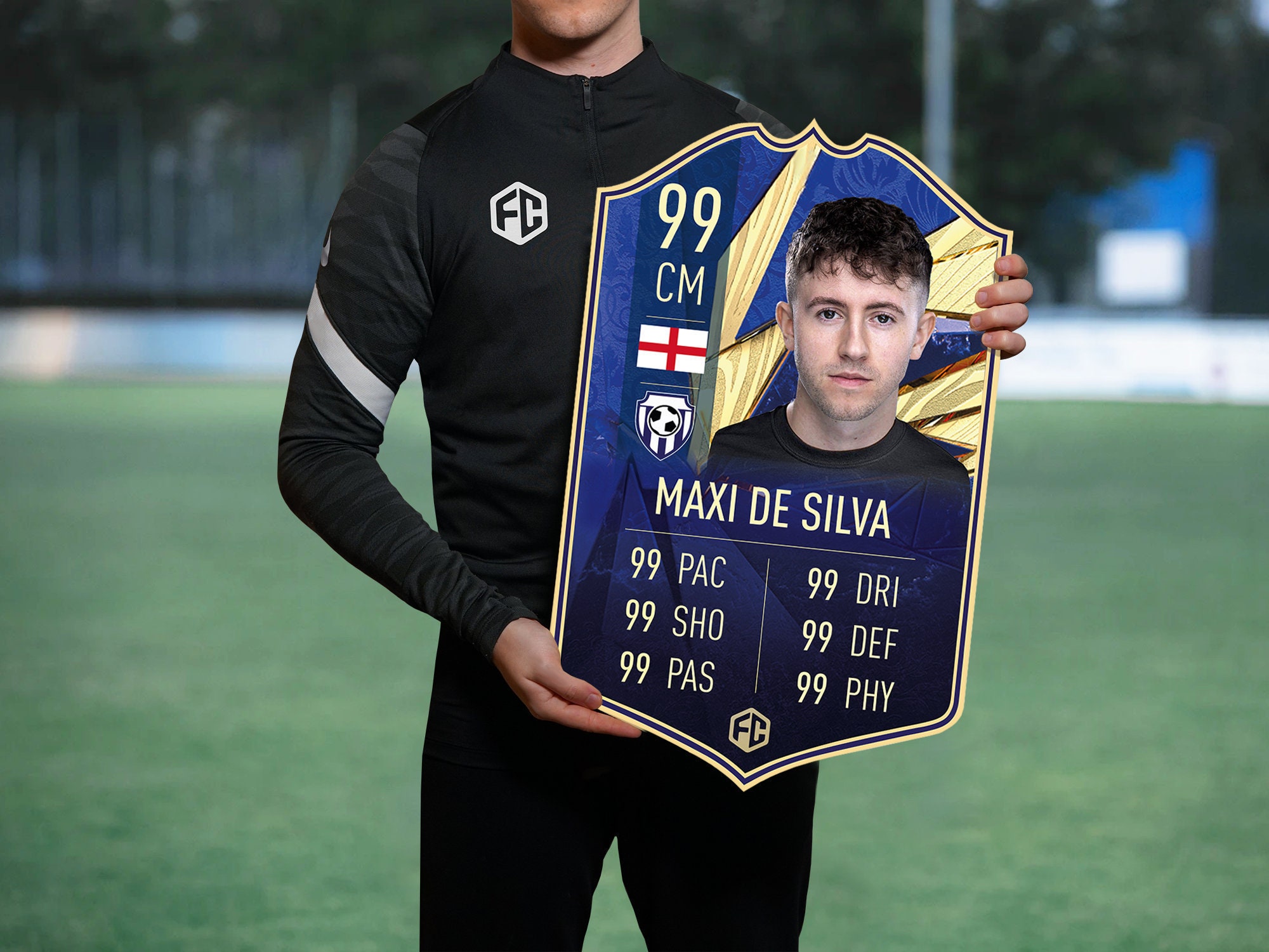 Personalised FIFA Card TOTY Ultimate Team FIFA 21 Football | Etsy