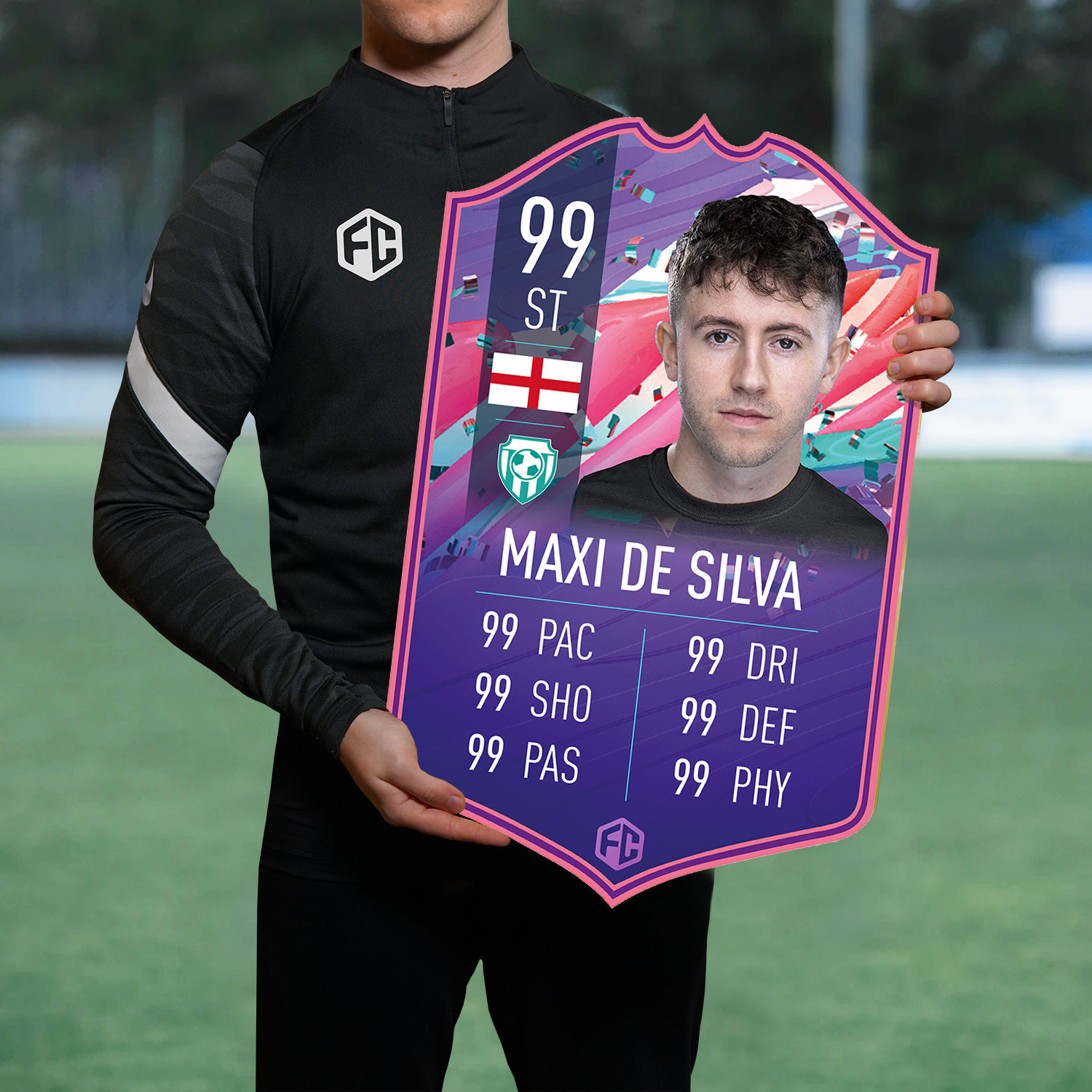 Personalised Fifa Card Fut Birthday Ultimate Team Fifa Etsy