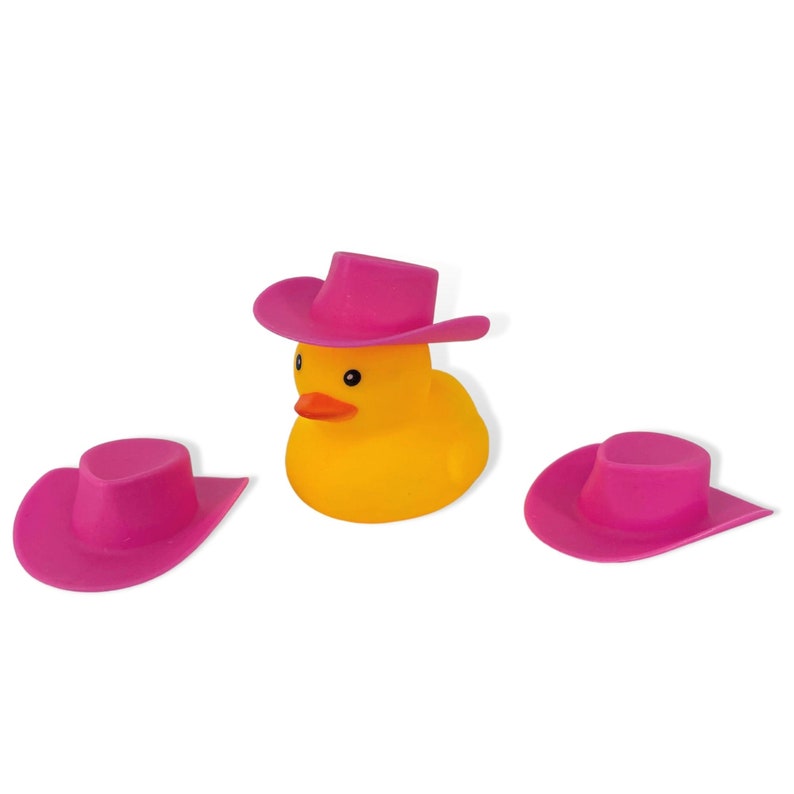 Mini Pink Cowboy Hats for Rubber Duck 20 Pack Bulk Use Etsy Australia