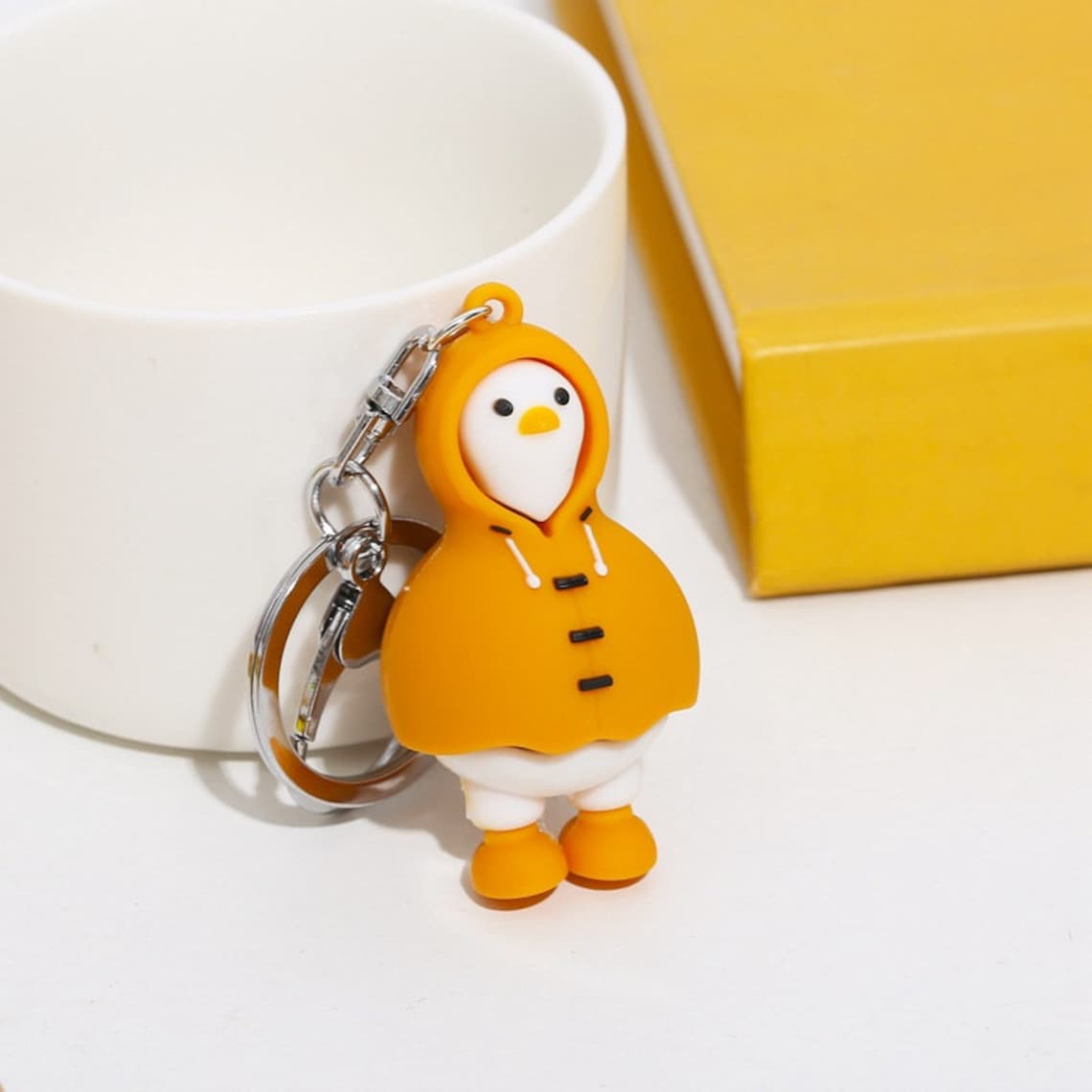 Duck Duck Keychain 20 Pk Bulk Rubber Duck in Raincoat Etsy