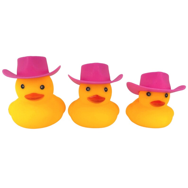 Mini Pink Cowboy Hats for Rubber Duck 20 Pack Bulk Use Etsy Australia