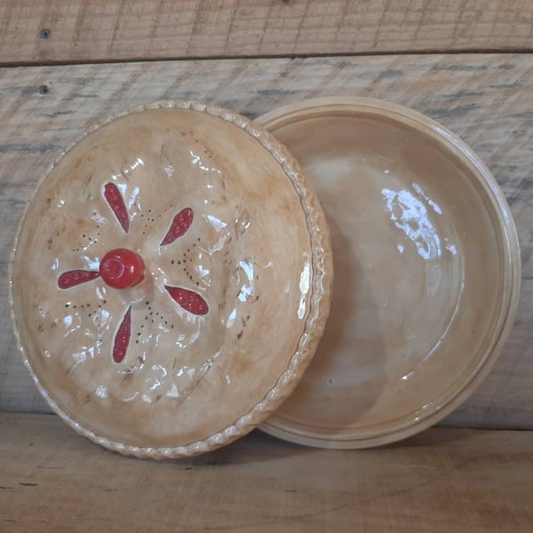Ceramic Pie Keeper Etsy