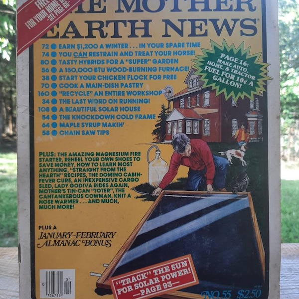 The Mother Earth News January- February 1976 Edition- No. 49 Mother Earth Magazine// vintage homestead magazine