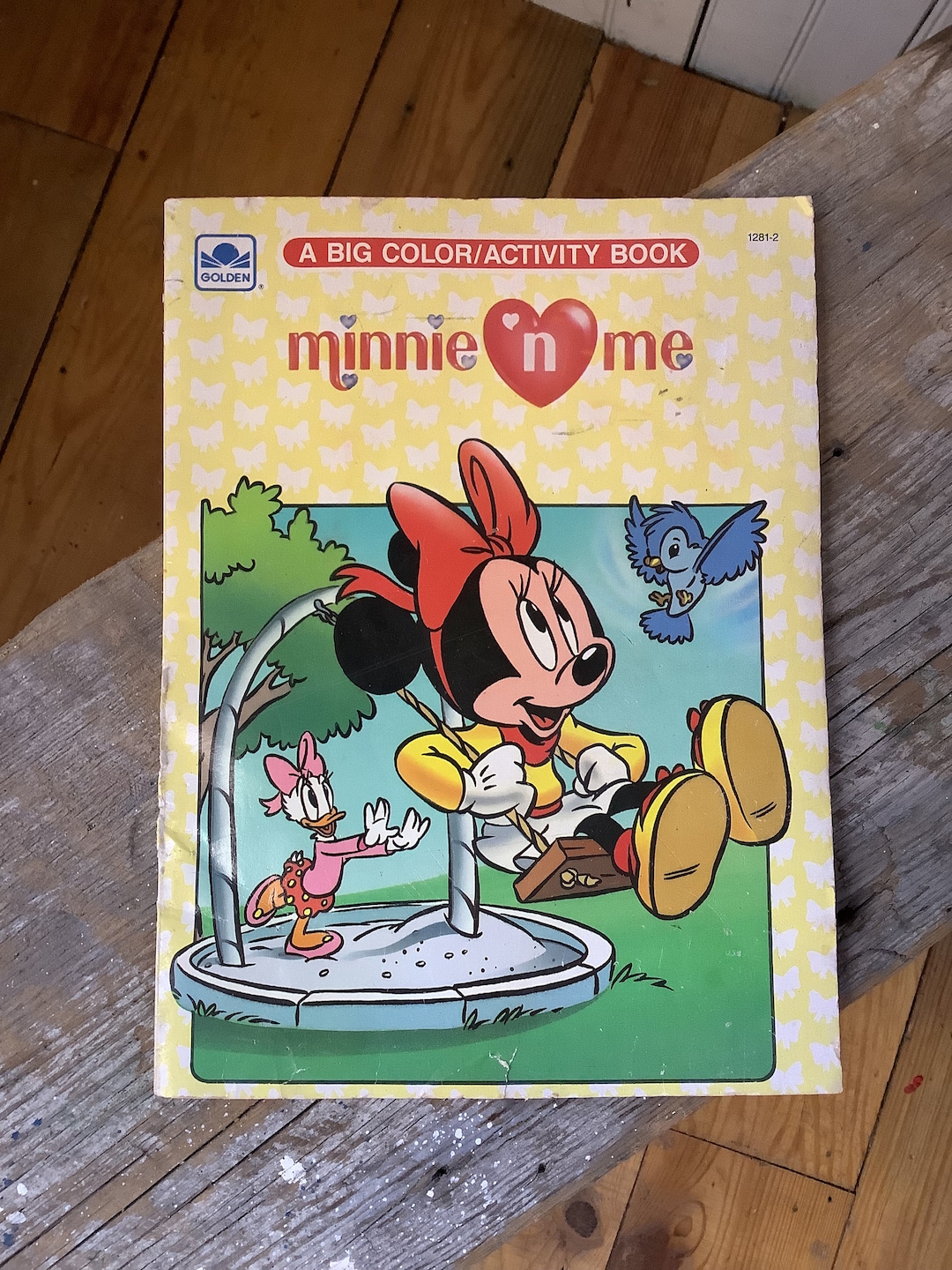 Vintage 1990 Walt, Disney Minnie -n- Me Coloring Book- a Big Color ...