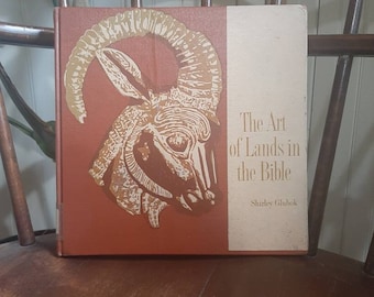 A VERY RARE 1963 First Edition Book- The Art of Lands in the Bible- By Shirley Glubok Hardback- FAIR conditon- Collectors