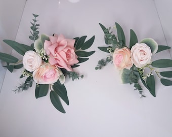 Rosa Tortendeko, Tortenaufleger Hochzeit, Tortendeko Hochzeit, Tortendeko, Eukalyptus, Tortendeko, Eukalyptus