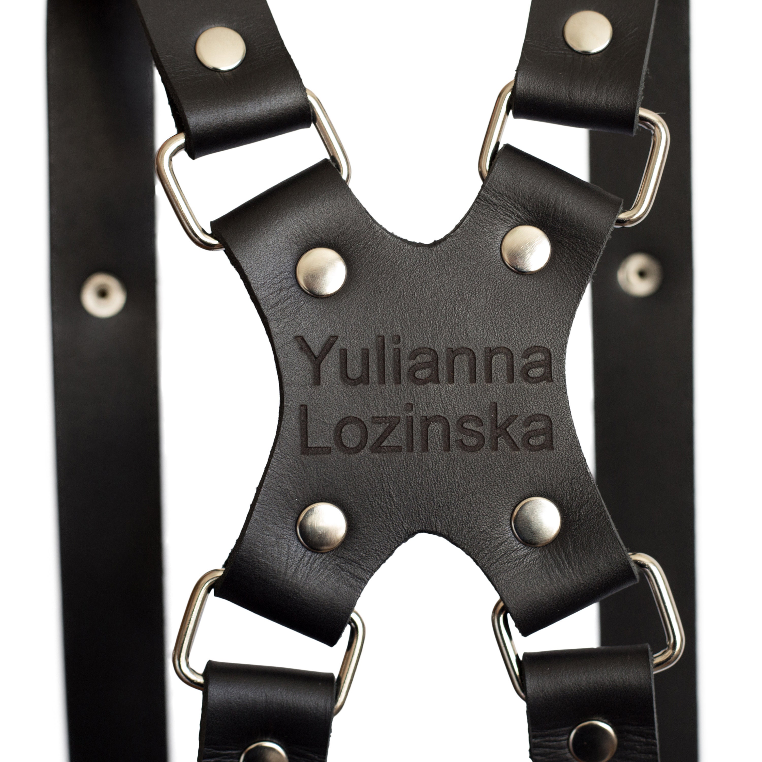 Dual camera harness, Leather camera strap, Personalized camera holster, Photographer gift