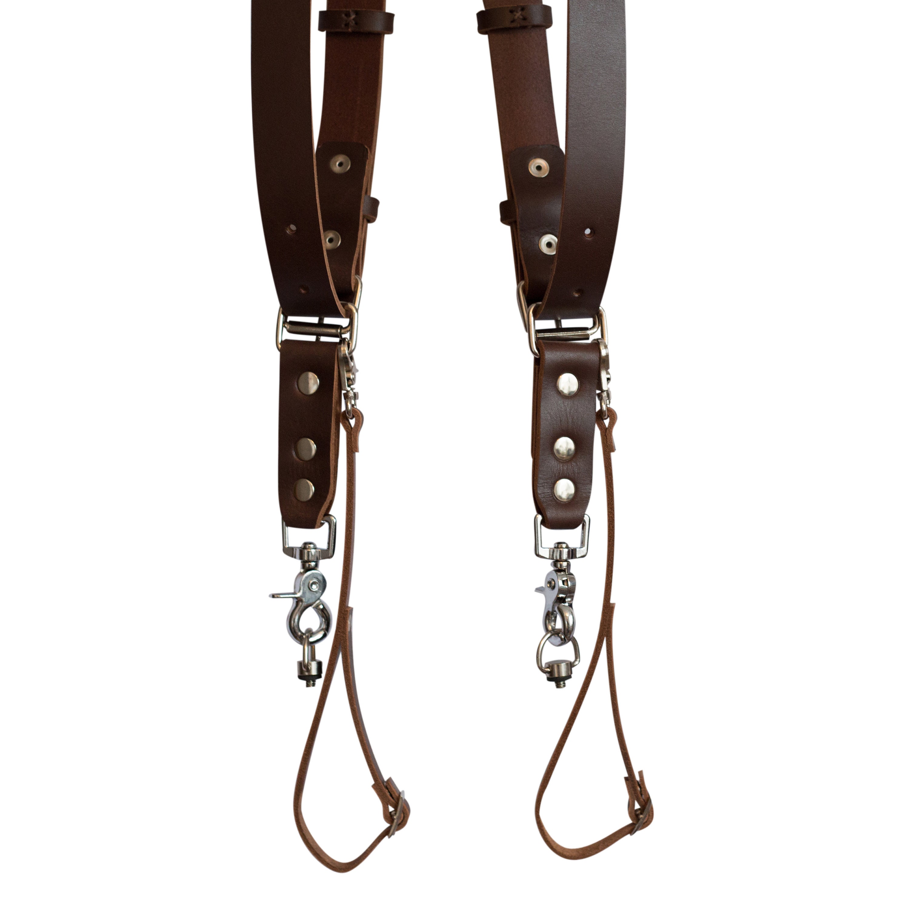 Dual camera harness, Leather camera strap, Personalized camera holster, Photographer gift