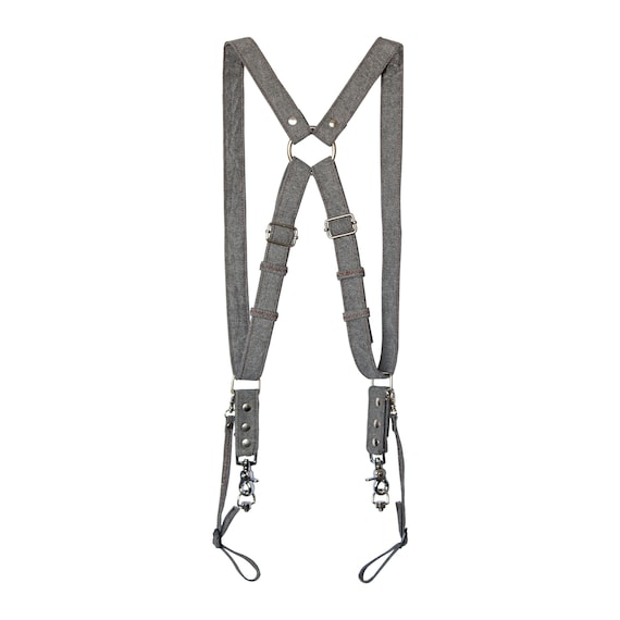 Vegan Camera Strap, Photographer Gift, Dual Camera Harness  display picture 2
