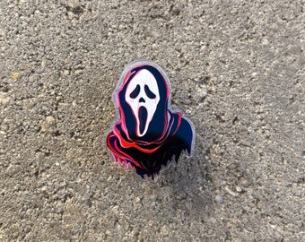 Ghostface Scream Theme Pin