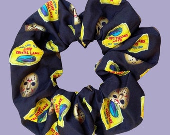 Jason Voorhees horror Scrunchie Friday the 13th scary movie killer