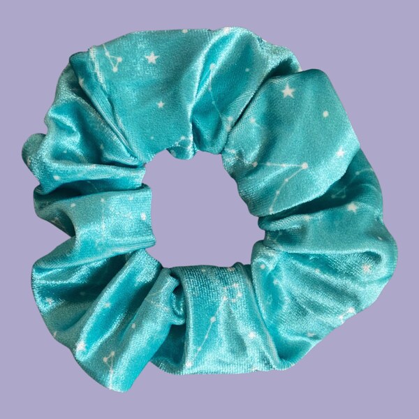 Pisces Zodiac Scrunchie