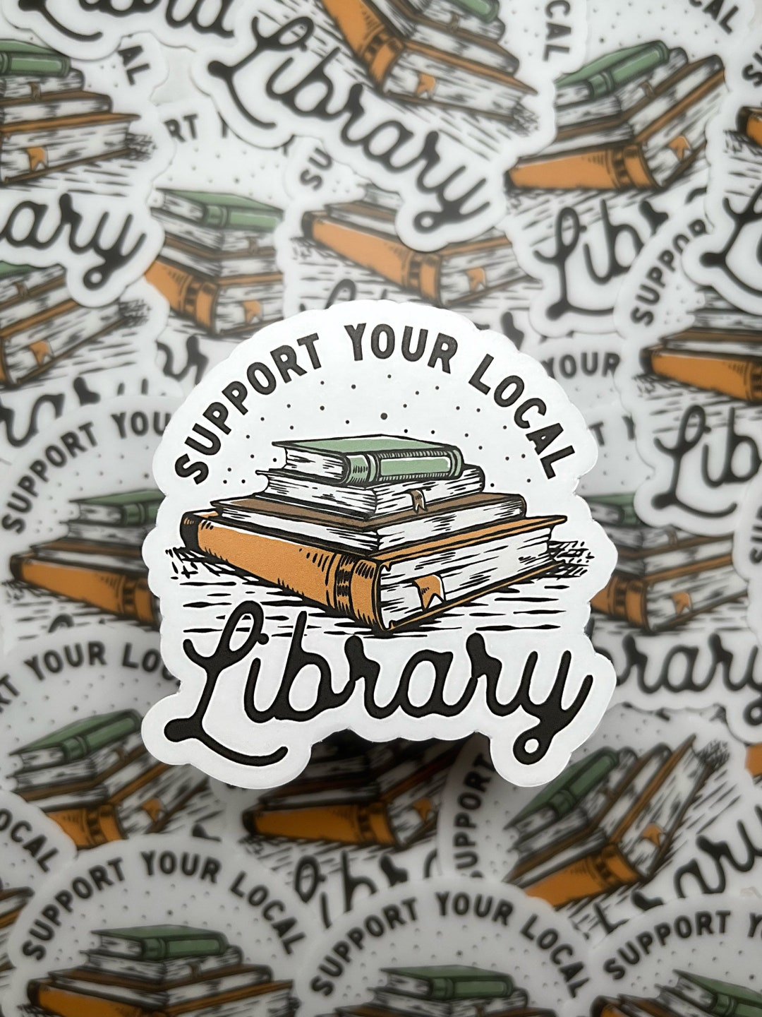 Support Your Local Library Sticker Library Advocate - Etsy