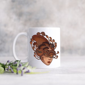 Last of Us Inspired, Mushroom Girl, Sarcastic Mug, Mom Mug, Funny Mug, Crude Humor Mug, Novelty Mug, Office Gift, Gag Gift