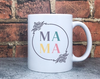 mama bloemen mok, sarcastische mok, moeder mok, grappige mok, ruwe humor mok, nieuwigheid mok, kantoor cadeau, gag gift