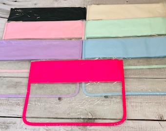 Clear Vinyl Pouch, Snacks, Makeup