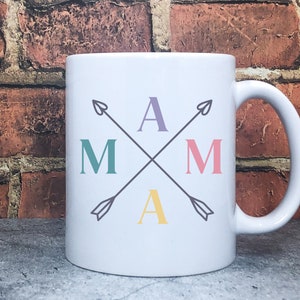Mama Arrows Mug, Sarcastic Mug, Mom Mug, Funny Mug, Crude Humor Mug, Novelty Mug, Office Gift, Gag Gift