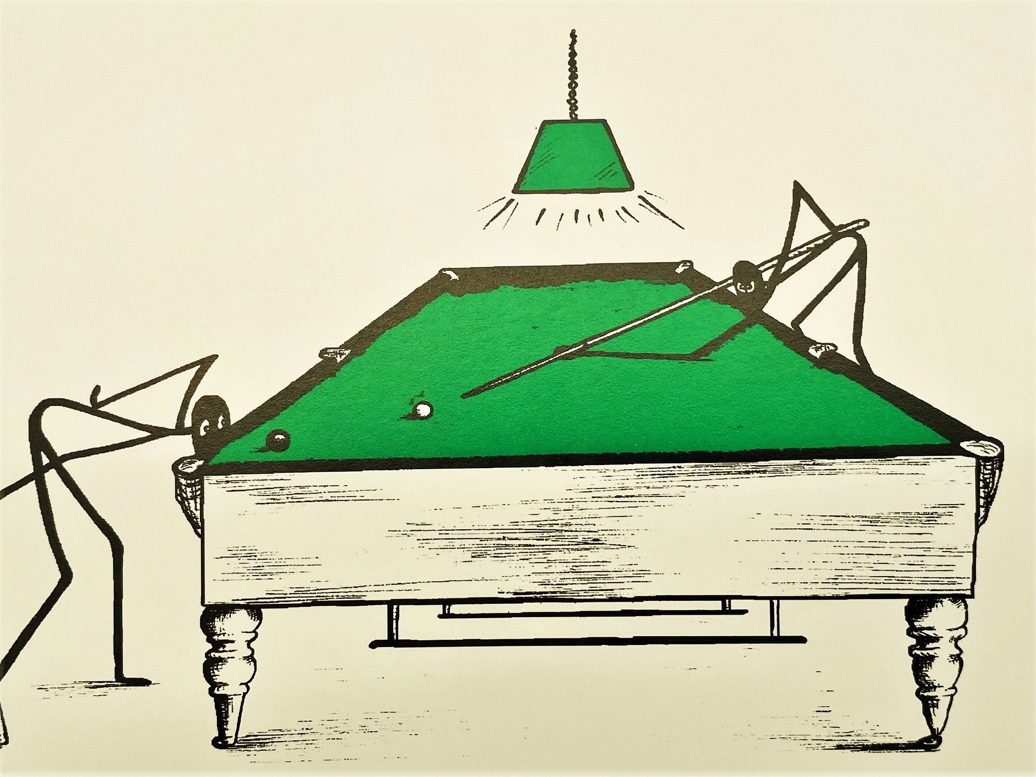 Snooker Greeting Birthday Card Pool Player - Etsy