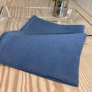 tea towel / kitchen towel, denim blue