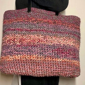 Crossbody bag handbag shopper crocheted by hand