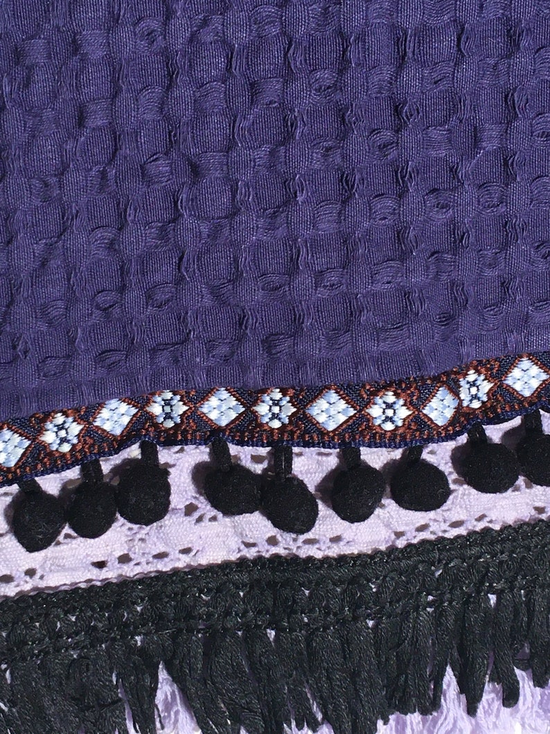 royal blue Guest towel