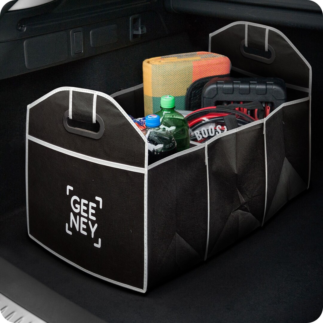 Collapsible Foldable Storage Car Boot Bag Heavy Duty 2 in 1 Auto Car