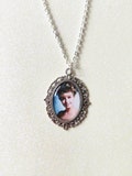 Twin Peaks Laura Palmer Silver Cameo Charm Necklace