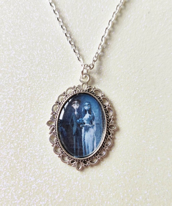 Corpse Bride Portrait Ring Necklace | Hot Topic