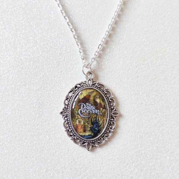 The Dark Crystal Jim Henson Silver Cameo Charm Necklace