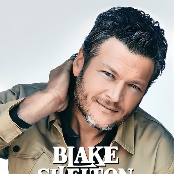 Blake Shelton Png, Blake Shelton Digital download, DTF, Sublimation, PNG image, Blake Shelton Fan Gift