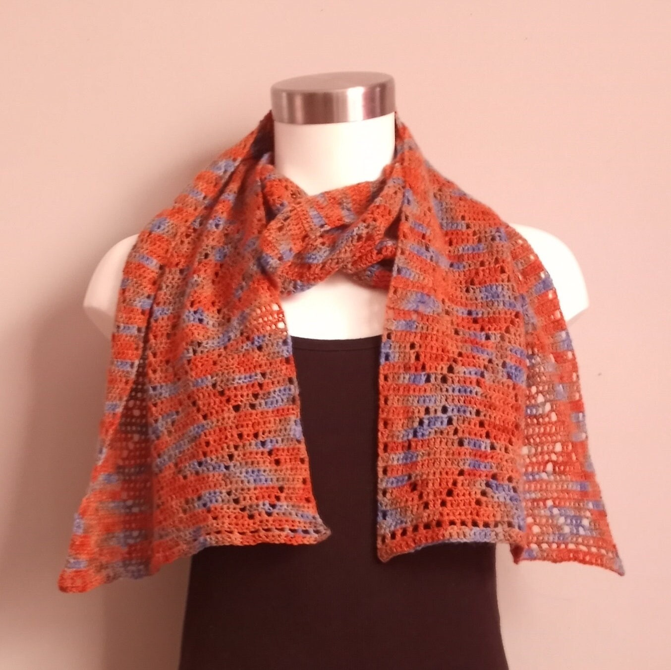 Crochet Scarf Pattern: Detached Design (PDF Pattern)