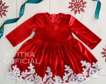 Christmas Dresses for Baby Girl, Toddler Girl Christmas Dresses, Baby Christmas Dress 3-6 Month