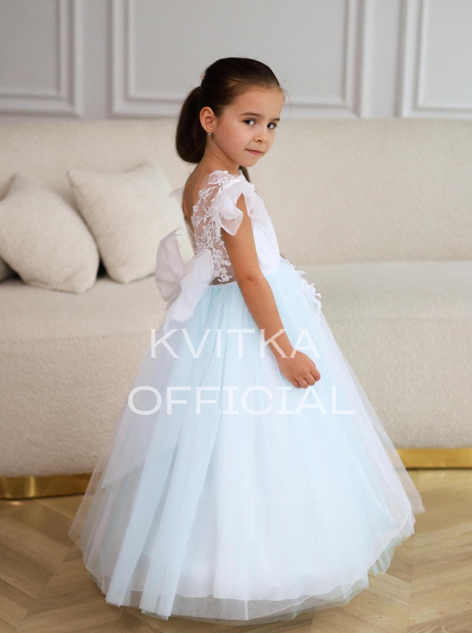 Blue Tapa Girl’s Dress