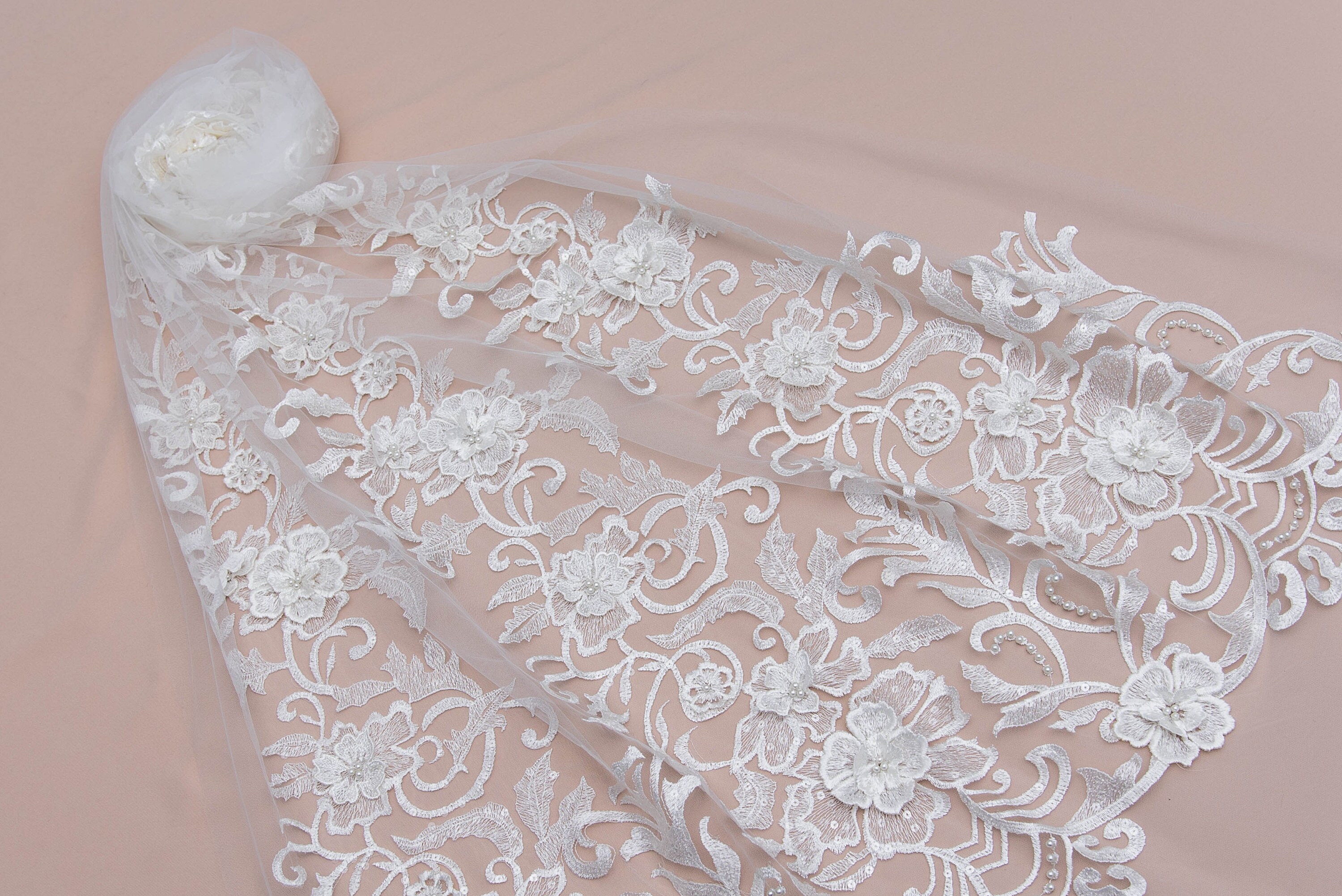bridal lace material