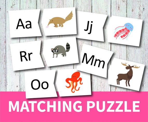 Matching puzzle. Matching cards.