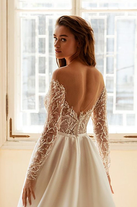 beaded bodysuit wedding