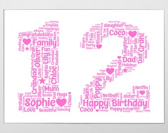 personalised gifts for 12 year olds