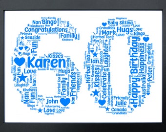 personalised gifts for 60 year old woman