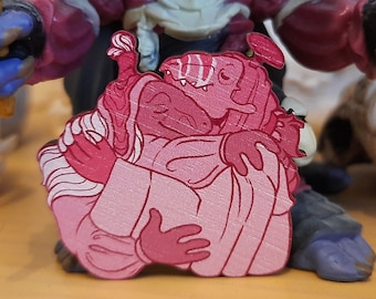 wooden pin - Dark crystal