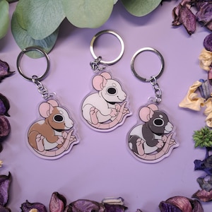 Mouse pet keychain