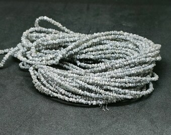 Gray diamond Rough Beads, Natural Grey Diamond uncut Beads, Diamond Chips, Genuine Raw Diamond Beads For Jewelry Making Crafts Diamond Bead