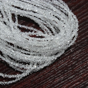 AAA+ Clear Herkimer Diamond Quartz Beads, Raw White Herkimer Diamonds Drilled Double Terminated Beads, Chakra Healing Jewelry Beads