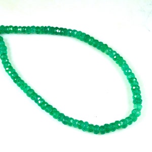 Green Onyx Faceted Rondelle Beads Green Onyx Beads,3 mm 4 MM beads Green Onyx Rondelle Beads Green Onyx Beads Strand