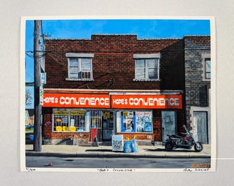 Hamilton, Ontario Fine Art Print - &quot;Hope&#39;s Convenience&quot; - 8&quot;x10&quot; - High Quality