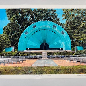 Hamilton, Ontario Fine Art Print - Gage Park Bandshell - 18”x24” - High Quality
