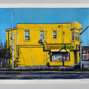 Hamilton, Ontario Fine Art Print from Original Painting - “Cannon Variety” - 18”x24” - High Quality