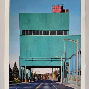 Hamilton, Ontario Fine Art Print from Original Painting - “Ottawa Street North” - 18”x24” - High Quality