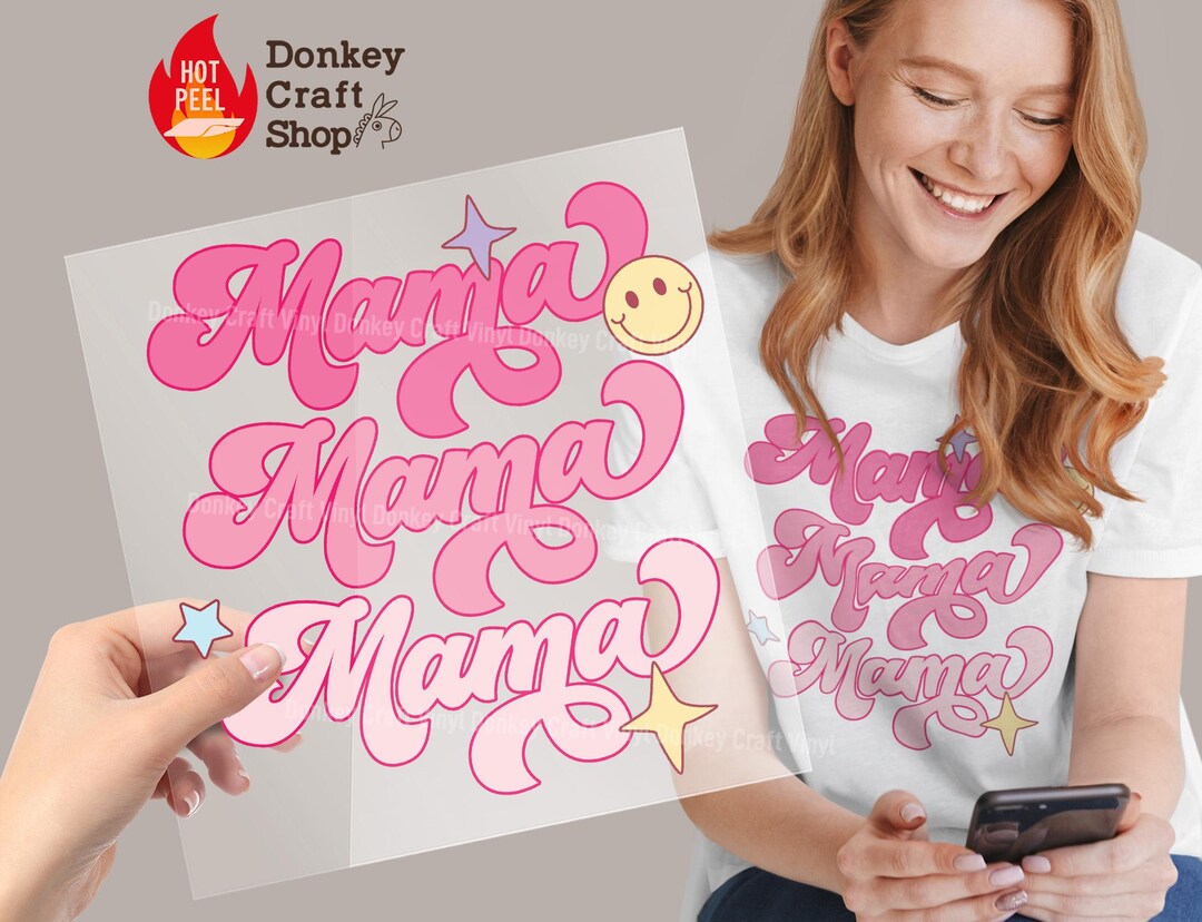 Mama DTF Transfer: Ready to Press Heat Transfer - Etsy