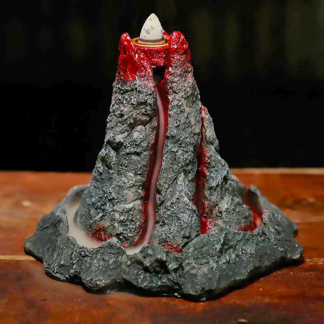Volcano Backflow Incense Effect Burner Gifts for Him Etsy UK
