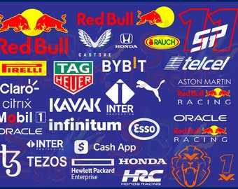 RedBull logos F1